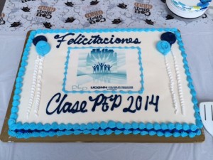 PEP graduation cake